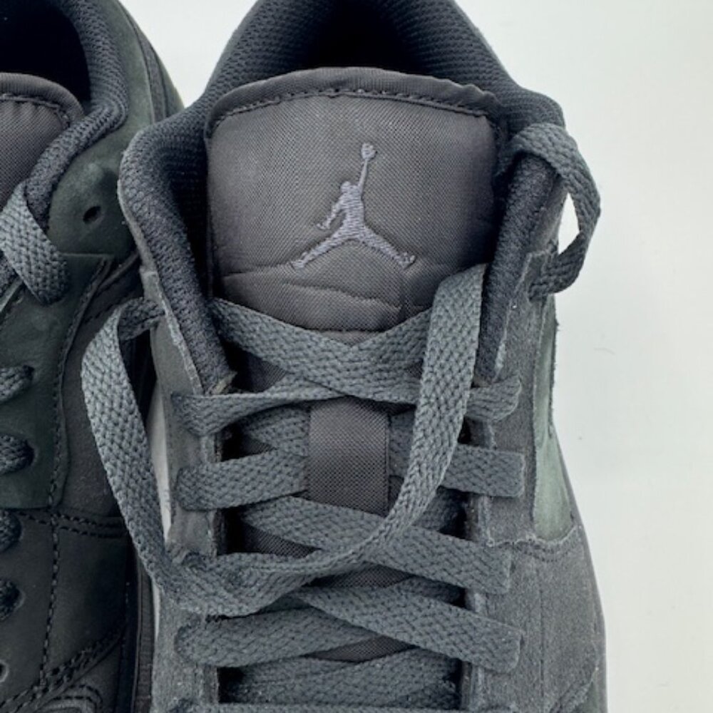 Nike Air Jordan 1 Low SE Crafted Mens 8.5 EUC Dark Smoke Grey Varsity Red no box - Picture 6 of 12